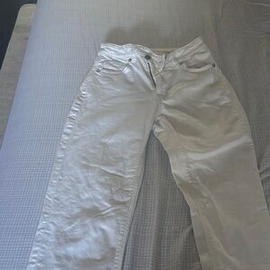 American Eagle Outfitters Cream Stretch Jeans